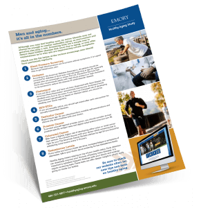 A healthy aging guide to provide guidance for men on how to be healthy