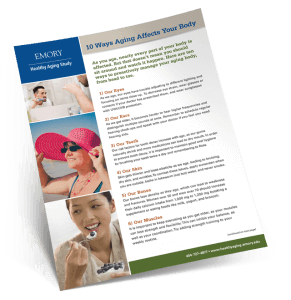 Guide for managing your aging body